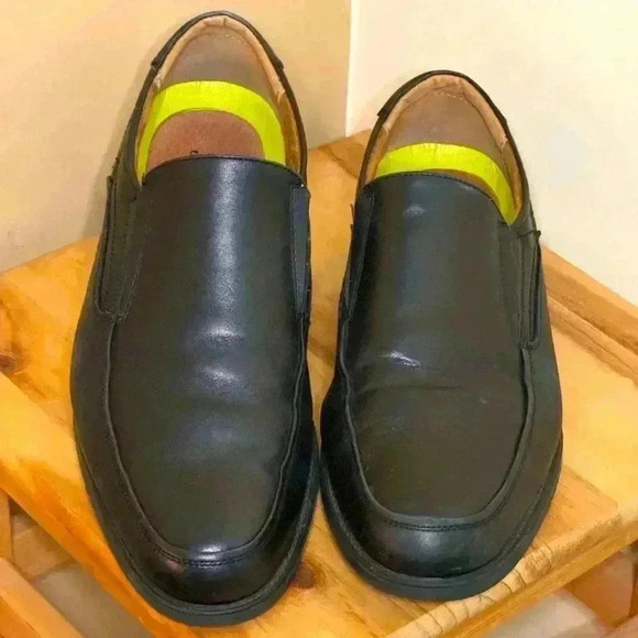 Florsheim Other - Florsheim Comfort OrthoLite Black Leather Slip-On Loafers | Men’s Size 12